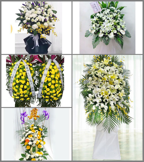 福建宁德柘荣县城郊乡白事花篮预定